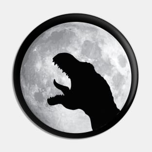 T rex moon Pin