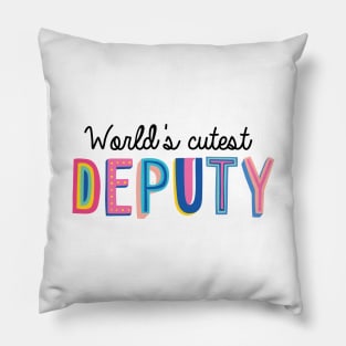 Deputy Gifts | World's cutest Deputy Pillow