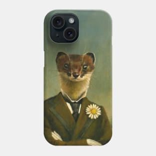 Victorian Stoat Gentleman Phone Case