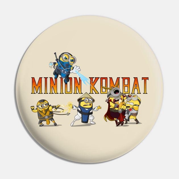 Minion Kombat Pin by masciajames