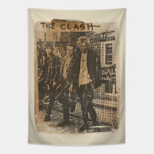 The Clash Photo Vintage 1976 // Original Fan Design Artwork Tapestry