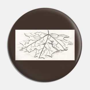 Leaf Lines Pin