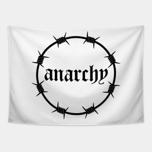 Anarchy Barbed wire Tapestry