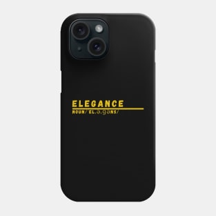 Word Elegance Phone Case