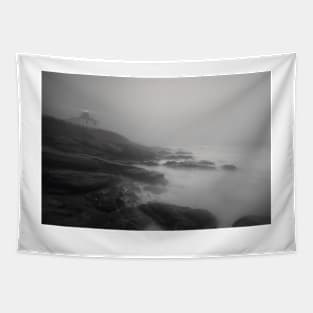 Foggy Lighthouse Tapestry