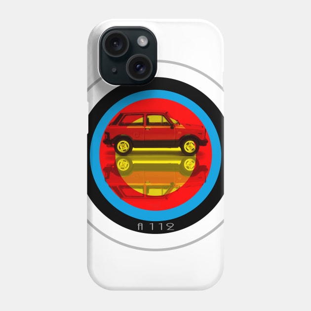 Autobianchi A112 on target Phone Case by AaaahEeeekStudio