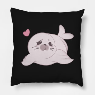 FFXIV - Salt and Pepper Seal [Dark] Pillow