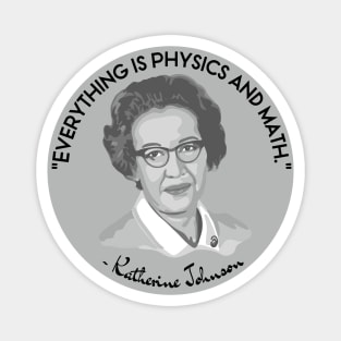 Katherine Johnson Portrait and Quote Magnet