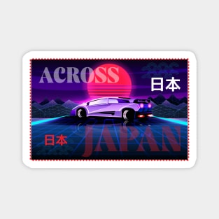 Travel Across Japan Magnet