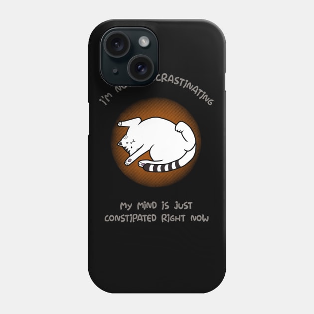 Constipated Mind Phone Case by cocojam