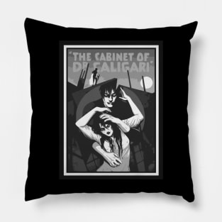 The Cabinet Of Dr Caligari - (Mono) Pillow