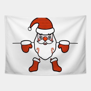 Santa Clause New Year Christmas Art Tapestry