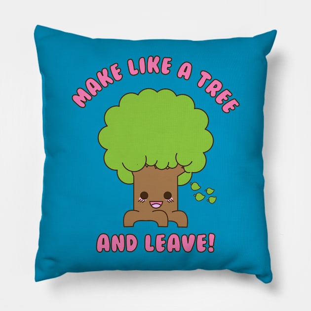 Make Like A Tree Pillow by RadicalLizard