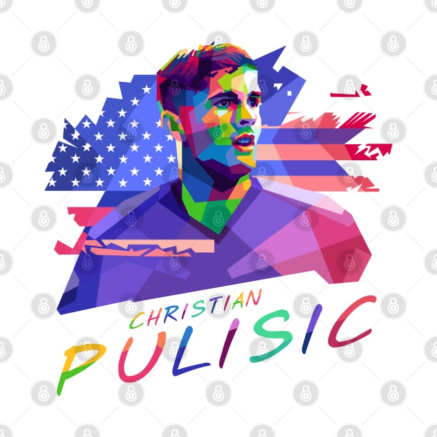 CHRISTIAN PULISIC WPAP by erikhermawann22