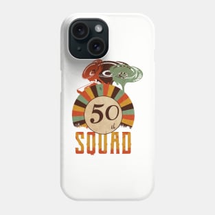 50th anniversary music squad, birthday gift vintage Phone Case