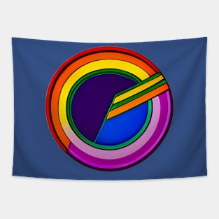 Circular Rainbow Tapestry