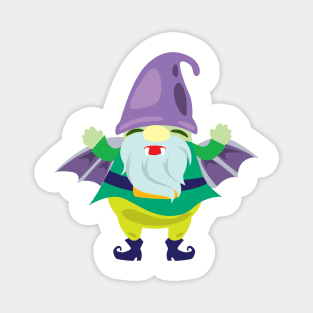 Halloween Vampire Gnome Magnet