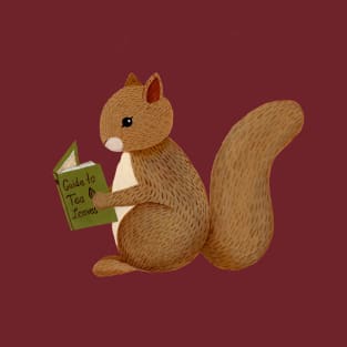 Reading Squirrel T-Shirt