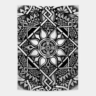 Square Mandala Tapestry