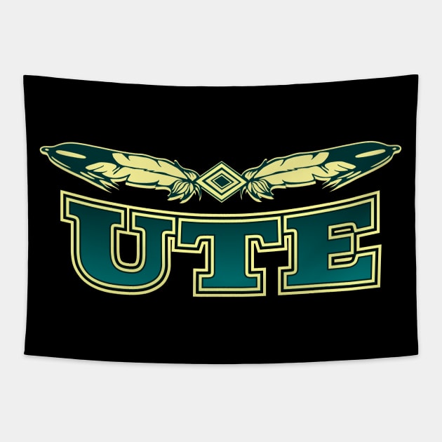 Ute Tribe Tapestry by MagicEyeOnly