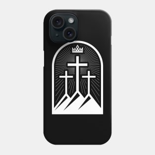 Three crosses on Golgotha. Phone Case