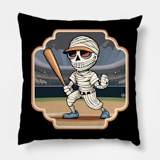 Mummy baseball player Pillow