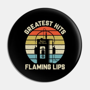Greatest Hits Flaming Lips Pin
