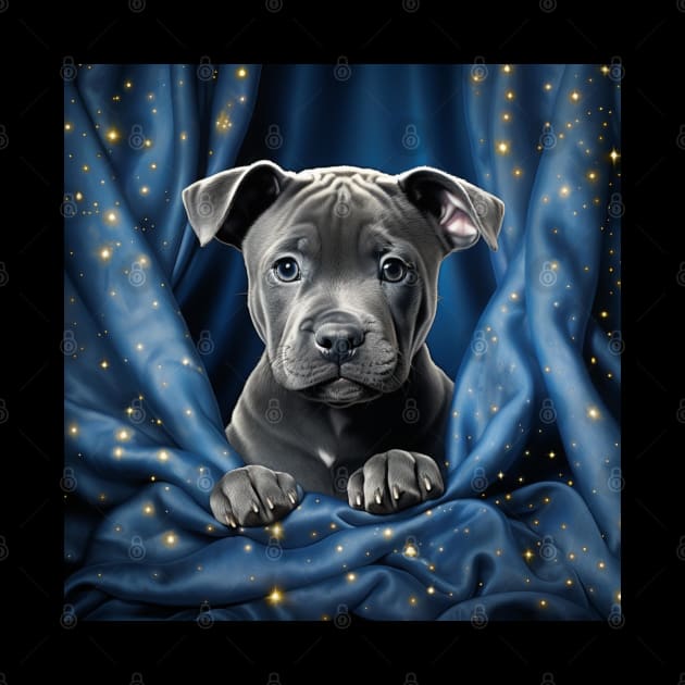 Blue nose Staffy puppy by Enchanted Reverie