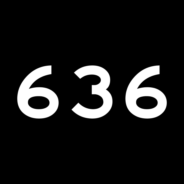 636 Area Code by Arch City Tees