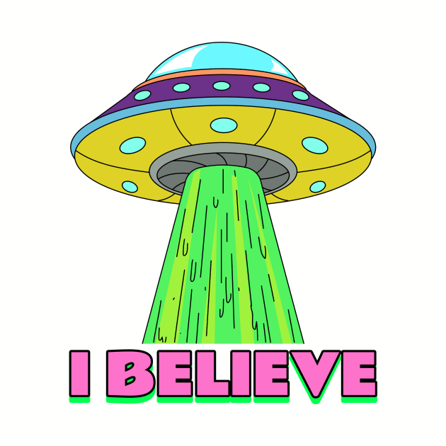 Trippy Alien Abduction by Tip Top Tee's