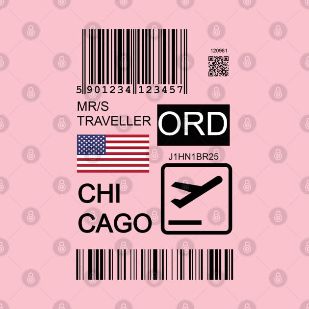 Chicago USA travel ticket by Travellers