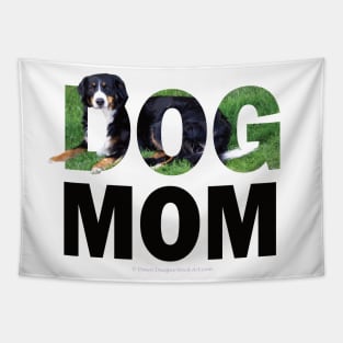 DOG MOM  - Bernese oil painting word art Tapestry