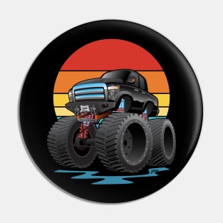 Big Monster Truck Off-road 4wd Cartoon Pin