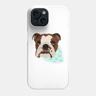 British Bulldog - Floral Bandana Phone Case