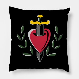 OLD SCHOOL HEART Pillow