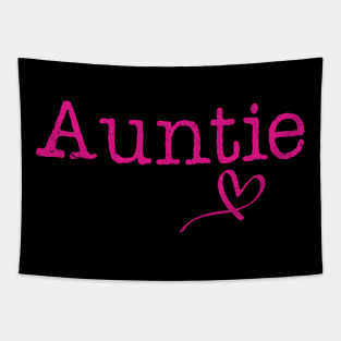 Auntie heart Love Auntie Gift Tapestry