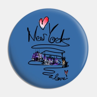 Love New York Pin