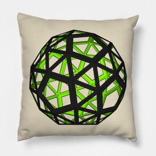 gmtrx lawal skeletal snub dodecahedron Pillow