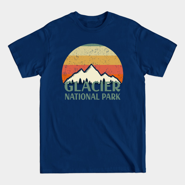 Disover Vintage Glacier National Park - Glacier National Park - T-Shirt