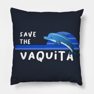 Save the Vaquita Pillow