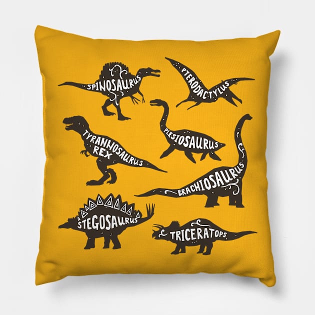 Dinosaur Collection Pillow by Mako Design 