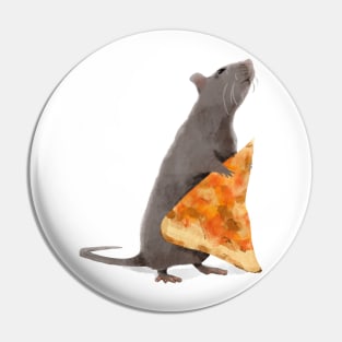 Pizza Rat Pin