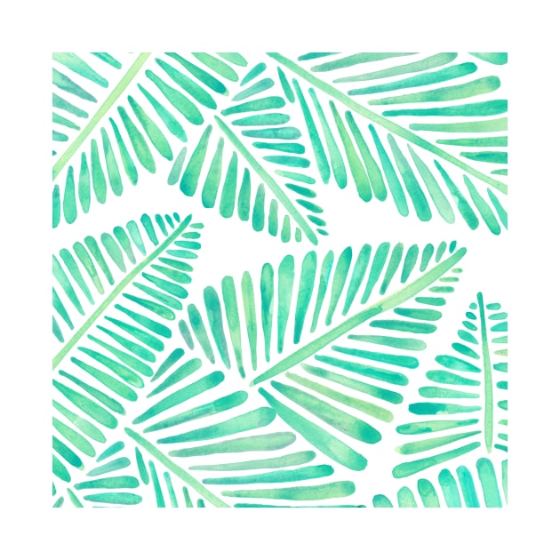 Seafoam Banana Leaves by CatCoq