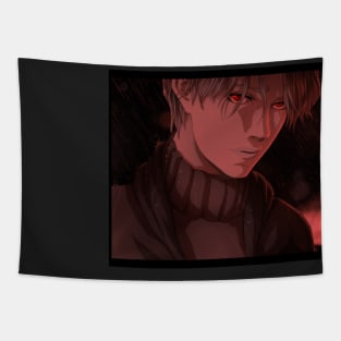 Johan Liebert – Monster by Naoki Urasawa (Red) Tapestry