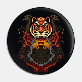 Dano Natural (Angry Tiger and Horse Pin