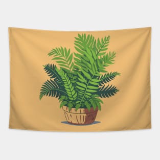 Potted Fern Tapestry
