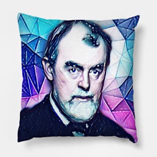 Samuel Butler Snowy Portrait | Samuel Butler Artwork 6 Pillow