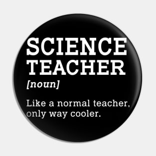 Science Teacher Back To School Pin