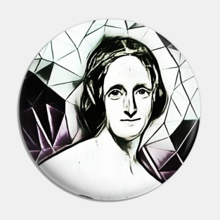 Mary Shelley Black and white Portrait | Mary Shelly Black and white artwork 5 Pin