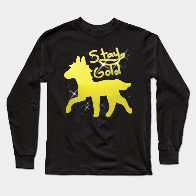 Stay Gold Ponyboy The Outsiders Long Sleeve T Shirt Teepublic